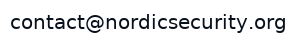 contact@nordicsecurity.org
